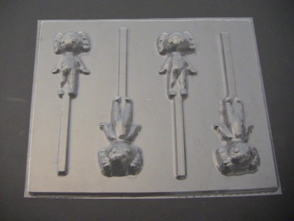 458sp LaLa Doll Chocolate or Hard Candy Lollipop Mold